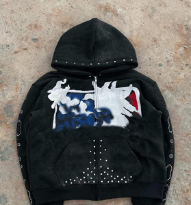 เสื้อมีฮู้ดผ้าฟลีซแขนยาวสำหรับผู้ชาย, เสื้อผ้าแนวสตรีทสวมใส่สบายทันสมัยและนุ่มสำหรับสวมใส่ในชีวิตประจำวันสำหรับฤดูหนาว - Product Image 2