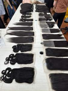 Cheveux humains vietnamiens à cuticule alignée 100% Perruques à dentelle complète de haute qualité - Product Image 4