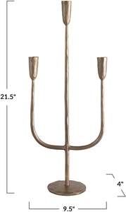 Porte-bougie en métal doré de style nordique moderne, minimaliste, luxueux, géométrique, en fil métallique, pour centre de table de mariage, décoration de table à domicile - Product Image 6