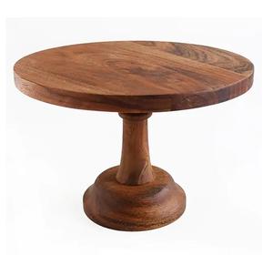 Soporte de pastel de madera de diseño moderno Forma redonda decorativa El mejor diseño para postre Pastel Soporte de exhibición dulce. - Product Image 5