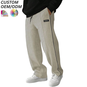 กางเกงผู้ชายไซส์ใหญ่ทรงหลวมพร้อมเชือกผูกเอว ลายพิมพ์ดิจิทัล ผ้าฝ้ายรักษ์โลก สวมใส่สบายทุกวัน รับผลิตตามแบบ OEM ODM พร้อมสกรีนโลโก้ - Product Image 6