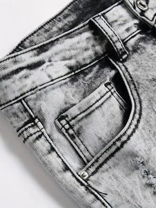 Respirant personnalisé hommes Denim pantalon court hommes Jeans Shorts haute qualité conception personnalisée et Logo accepté - Product Image 5