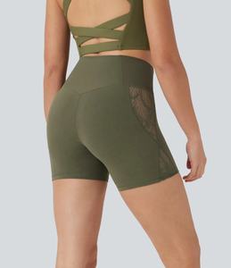 Prix de gros Short de cycliste décontracté pour femmes Short de motard en polyester respirant Motif de perles pailletées Mode Femme Taille chaude - Product Image 2