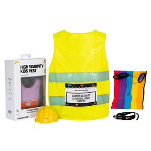 Gilet ad Alta Visibilità per Bambini, Attrezzatura Personalizzata per Sicurezza e Sopravvivenza con Accessori - Product Image 3