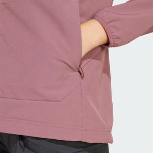 High Quality Plus Size Women's Breathable Windproof Waterproof Sports Outdoor <b>Zip</b> <b>up</b> <b>Jacket</b> Hooded Fashionable Plain Windbreaker - Product Image 5