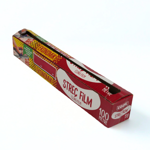Caja de Embalaje de Cartón en Rollo, Impresa Personalizada, Ecológica y de Grado Alimenticio |   Caja Plegable para Papel Film, Papel Pergamino y Aluminio - Product Image 1