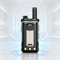 Radio POC Genggam Jangkauan Jauh 5000 km yang Tangguh dengan Kartu SIM Jaringan 4G LTE, Walkie-Talkie 4G LTE