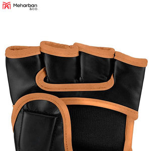 Gants de combat MMA professionnels de haute qualité en cuir PU de conception personnalisée en gros - Product Image 5