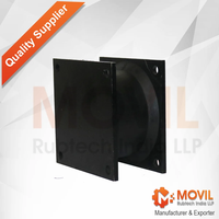 Nouveau dispositif anti-vibration I.R. pour mobile Rouleau vibrant carré en caoutchouc noir de 3 pouces d'épaisseur, dureté 60-65, produit d'amortissement polyvalent