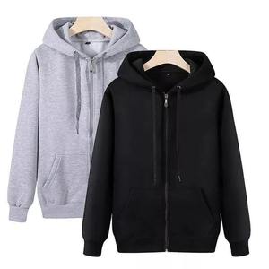 Casual cremallera con capucha sudaderas con capucha hombres mujeres Otoño Invierno verano primavera Color sólido impreso bordado tejido de punto secado rápido - Product Image 1