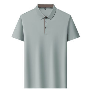 เสื้อโปโลคลาสสิกสำหรับผู้ชาย ผ้าฝ้ายสวมใส่สบาย เหมาะสำหรับใส่ในชีวิตประจำวัน เสื้อเชิ้ตสำหรับผู้ชาย - Product Image 4