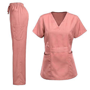 Personnalisation OEM Robe d'hôpital infirmière à manches courtes Uniforme mince chirurgical Uniformes de gommage médical élégant pour femmes - Product Image 3