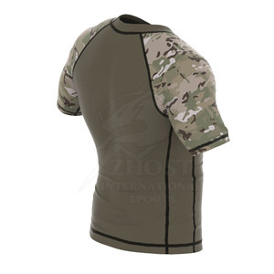 Chemises MMA personnalisées imprimées par sublimation pour hommes, pour les sports nautiques en plein air, tissu léger en spandex, vêtements de sport - Product Image 3