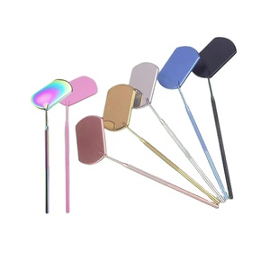 Lashestar Factory blanco rosa venta al por mayor patentado giratorio doblado prueba espejo herramientas de extensión de pestañas espejo de pestañas - Product Image 1