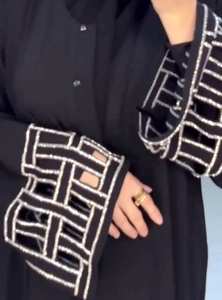 Vêtements musulmans traditionnels islamiques élégants et modestes pour femmes Belles manches de designer Abayas Style Kaftan Formal Dubai Dresses - Product Image 2