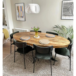 Gấp điều chỉnh chiều cao vuông gỗ rắn thiết kế hiện đại bàn ăn cho nhà hàng khách sạn nhà & sử dụng thương mại - Product Image 1