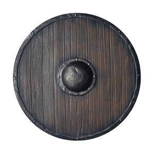 Bouclier Viking Médiéval Fait Main avec Lame en Acier Damas, Design Personnalisable et Support OEM/ODM - Product Image 3