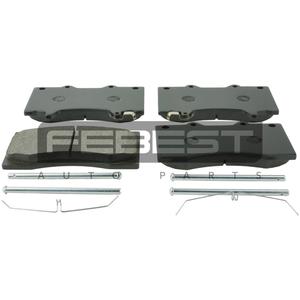 Set di pastiglie freno anteriori FEBEST (0201-Y62F) - Product Image 1