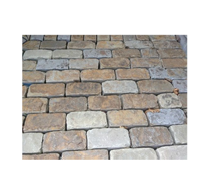 Venta al por mayor adoquines marrones adoquines jardín decoración piedra adoquines para suelo - Product Image 6