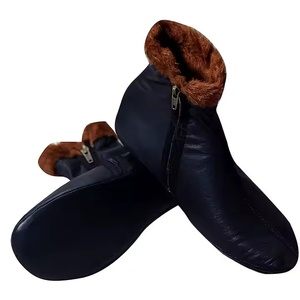 Best Quality Thin Lightweight <b>Waterproof</b> Anti-Bacterial Breathable Customized Easy Put Leather <b>Socks</b> for Men Women Made Genuine - Product Image 1