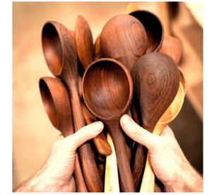 Unique Product Eco-Friendly Dishwasher Safe <b>Salad</b> Tools Home Kitchen Made in India - Product Image 5