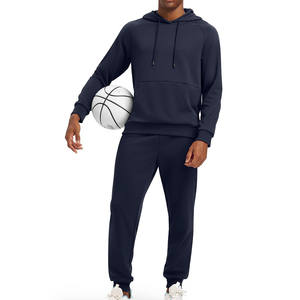 Sudadera con capucha para hombre, conjunto de 2 piezas con logotipo personalizado Unsex, conjunto de chándal, prendas de vestir, chándales, diseño cortavientos - Product Image 3