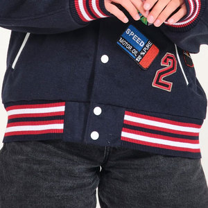 Hot Selling Varsity Jacket for Men'S Trending High Street Winter Designs High Quality Breathable Men's Jackets - Product Image 4