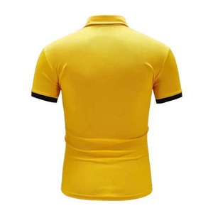 Polo de manga corta con bordado informal para hombre, diseño de estilo callejero, Color sólido, algodón transpirable de alta calidad, de talla grande - Product Image 3