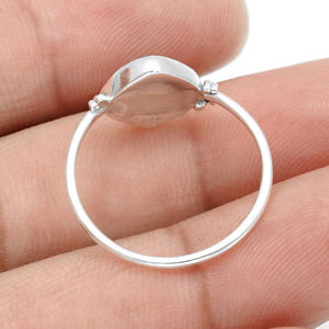 Haute qualité prix de gros 925 argent Sterling naturel Malachite pierre précieuse coussin forme anneau bijoux faits à la main fournisseurs en vrac - Product Image 4