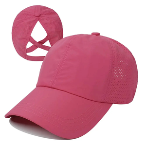 Gorras de béisbol de ala curva de algodón de 5 paneles con logotipo bordado en 3D de moda clásica personalizada para hombres inspiradas en los deportes - Product Image 2