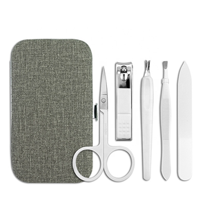 Premium Multi Color Manicure <b>Pedicure</b> <b>Set</b> Professional Nail Grooming Kit Custom Logo Stainless Steel Tools Wholesale OEM - Product Image 1