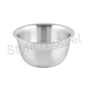 Bols Miami en acier inoxydable collection de bols Miami design en acier bol de service - Product Image 1