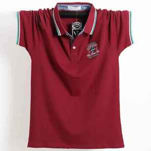 Polo en coton décontracté avec broderie personnalisée pour hommes, fabriqué en vrac, design uni - Product Image 2