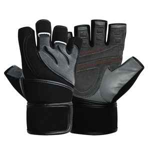 Guantes antideslizantes para gimnasio y Fitness, guantes personalizados de cuero para levantamiento de pesas, servicio OEM, guantes para gimnasio y Fitness - Product Image 1