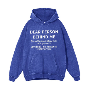 Sweat à capuche polaire surdimensionné hiver 360 Gsm pull en coton doux avec impression unique de lavage à l'acide imprimé personnalisé col long à capuche - Product Image 1