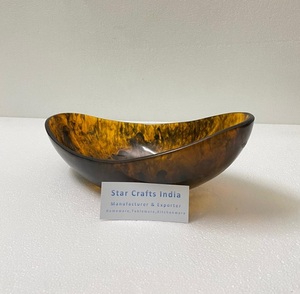 Precio personalizado de alta calidad, mejor venta, producto de resina, vajilla para servir, tazón de sopa, frutero decorado, cuencos de decoración de boda - Product Image 1