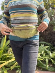 Ceinture de poche tendance en cuir véritable imprimé serpent, sac à main de voyage, python, facile à transporter, ceinture à argent, utilisations multiples - Product Image 4