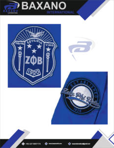 เสื้อฮอกกี้ Zeta Phi Beta Sorority ปี 1920 แบบยูนิเซ็กซ์ สีน้ำเงิน Legacy ป้องกันลม ลายปะติด ปักตราสัญลักษณ์กรีก เสื้อสำหรับการเล่นกีฬา - Product Image 6