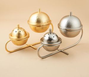 Juego de soporte de metal dorado y plateado mate de dos tonos de lujo, tazón desechable de forma redonda para dátiles de chocolate para regalos de mesa - Product Image 4