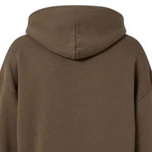 เสื้อฮู้ดดี้ผ้าฟลีซโอเวอร์ไซส์สีขาวสำหรับฤดูหนาว ผลิตตามแบบ OEM พร้อมโลโก้สั่งทำ  ผลิตจากผ้าฝ้าย 100% หนานุ่ม เป็นมิตรกับสิ่งแวดล้อม ทรงหลวม ใส่ได้ทั้งชายและหญิง ลายเรียบ - Product Image 5