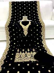 ชุดงานแต่งงานของผู้หญิงชุดแฟนซีอินเดียและปากีสถานปักลาย nakshi dabka lehenga choli - Product Image 5