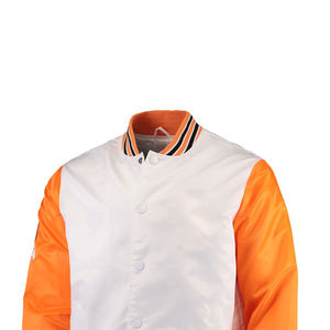 Veste bomber sport en polyester pour homme, avec lettres brodées personnalisées, design tendance, vente en gros - Product Image 5