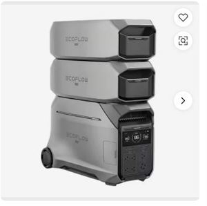 Ecoo-flowwss 8kWh สถานีพลังงานแบบพกพา Pro 3 120/240V 8000W เอาต์พุต AC พร้อมแบตเตอรี่เสริม2 x - Product Image 1