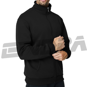 Chaqueta de lana con cremallera completa para hombre, sudadera informal ligera, cuello falso, sensación suave, ropa cálida, moda callejera, manga larga, recién llegado - Product Image 4