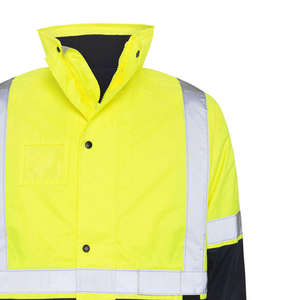 Hot Sale <b>Roadway</b> <b>Safety</b> Security Working Waterproof Outdoor Jacket With Reflective Tape Men's Jackets - Product Image 6