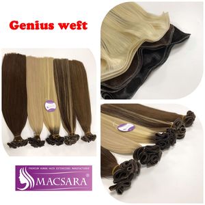 Vente en gros Trame de génie doublement dessinée Trame invisible dans les extensions de cheveux Extensions de cheveux à cuticules de cheveux humains Remy de la plus haute qualité - Product Image 3