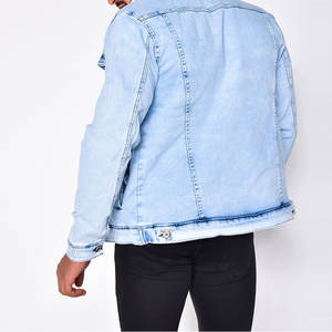 Produit à forte demande en vrac Veste en jean pour hommes Style de rue Grande taille Vêtements d'hiver Veste en jean pour hommes - Product Image 3