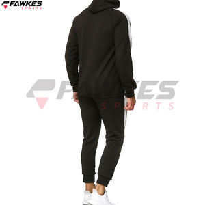Costume personnalisé de haute qualité design pour hommes sweat à capuche à cordon zippé et imprimé à pois survêtement - Product Image 4