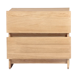 Minimalist 2-Drawer Nightstand Modern <b>Bedside</b> Table for Bedroom <b>Storage</b> Cabinet Elegant Side Table for Home Furniture - Product Image 1