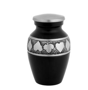 Suit of Cards Black Mini <b>Keepsake</b> Urn Love Charms Option Aluminium urns for human <b>ashes</b> adult male female large <b>ashes</b> - Product Image 1